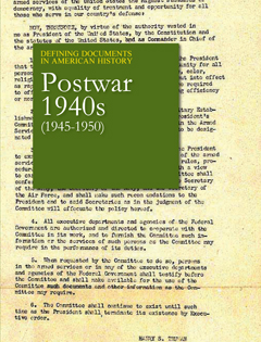 Defining Documents in American History: Postwar 19